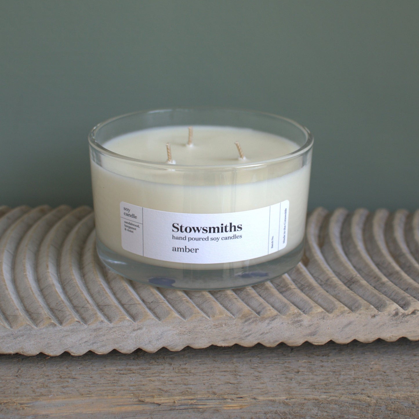 Three Wick Candles (Burn time: 55 hours, 425g)