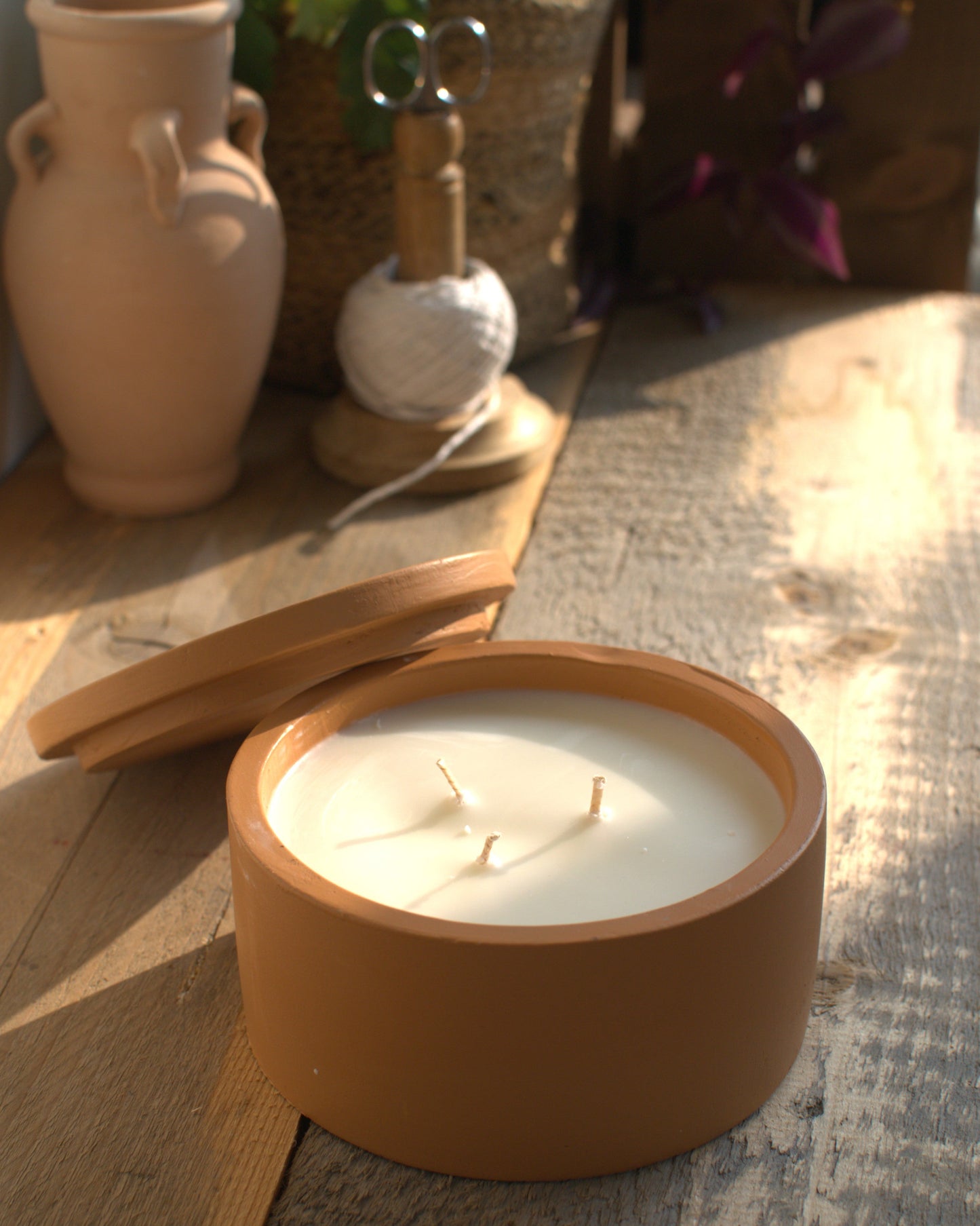 Indoor & Outdoor Candle (summer solstice: lavender, eucalyptus & lemon)