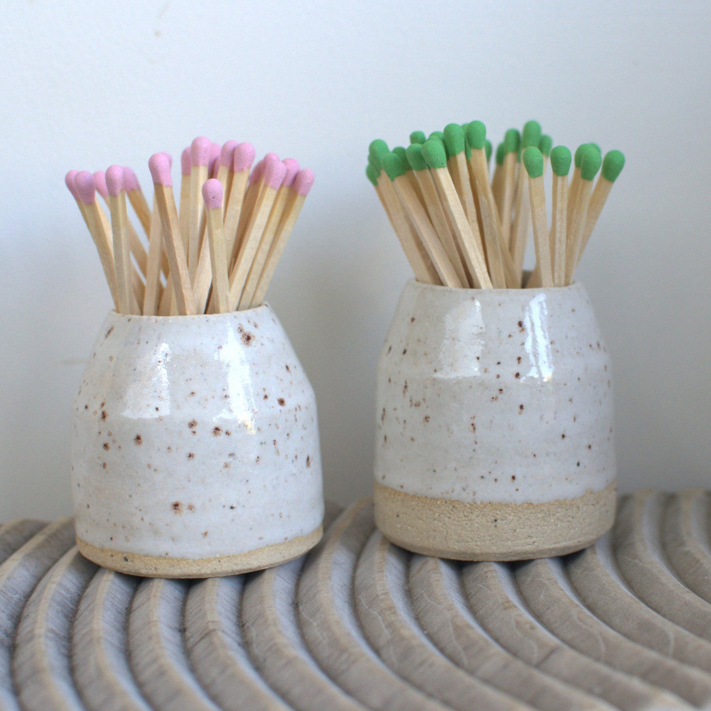Ceramic Match Pots & Matches