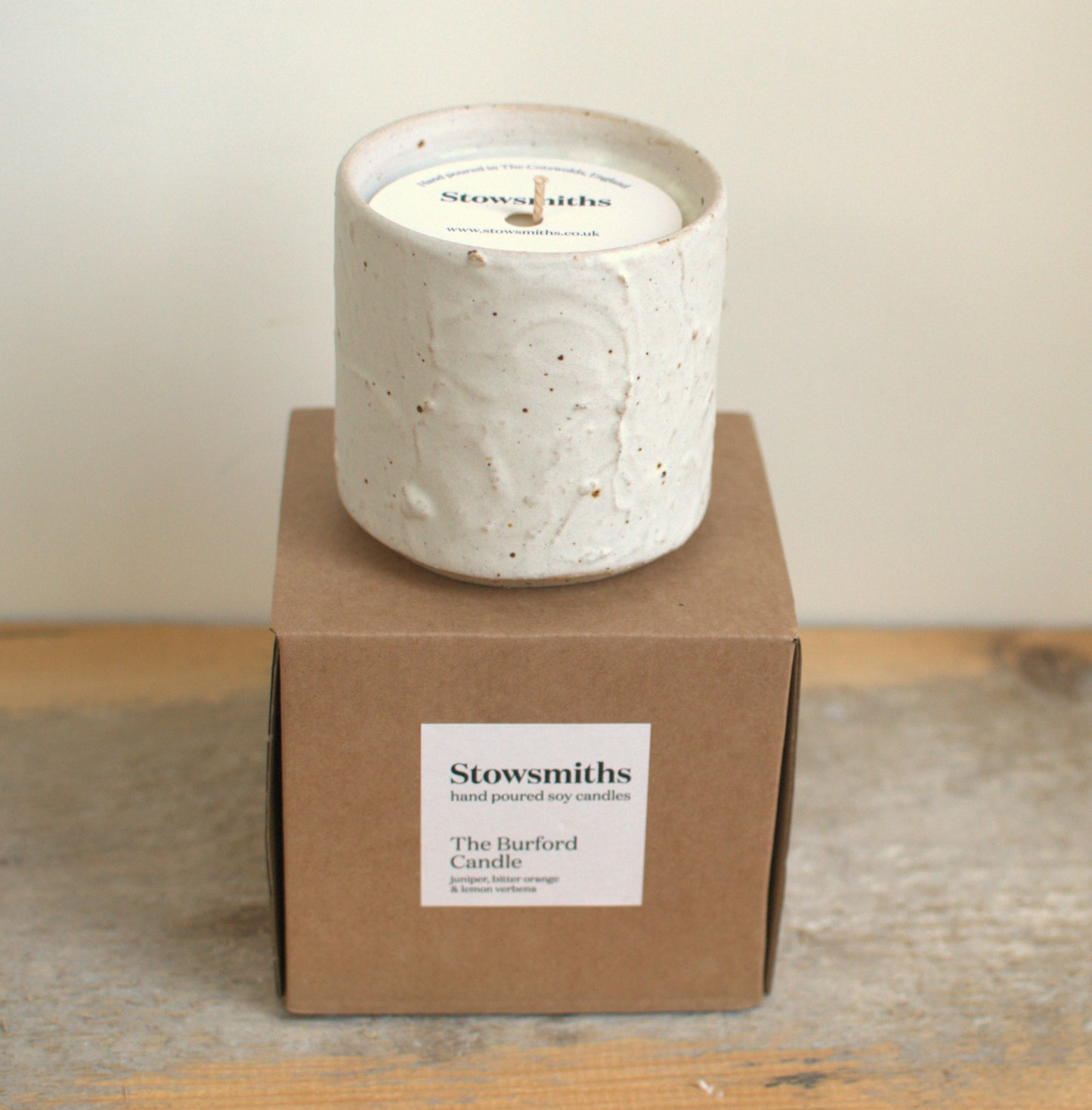Bliss Mill Studio x Stowsmiths Ceramic Candle Pot