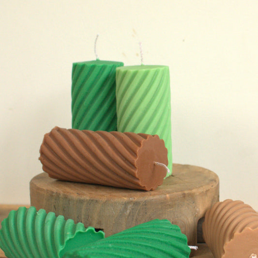 Beeswax & Soy Pillar Candles